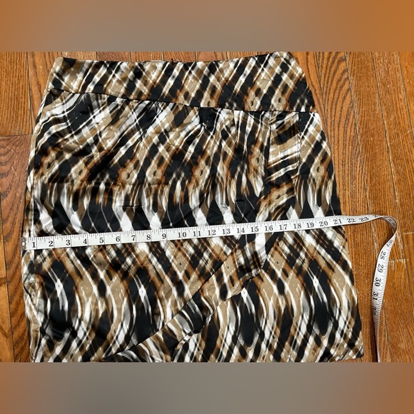 Worthington Black and Brown Patterned Mini Skirt - Picture 5 of 8